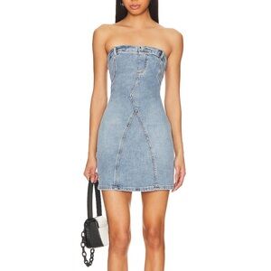 ADARA DRESS IN MEDIUM WASH